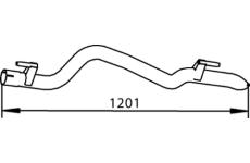 Výfuková trubka DINEX 74517