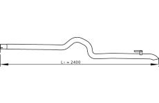 Výfuková trubka DINEX 74606