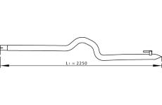 Výfuková trubka DINEX 74608