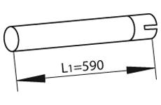 Výfuková trubka DINEX 80150