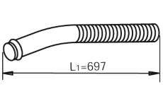 Výfuková trubka DINEX 80195
