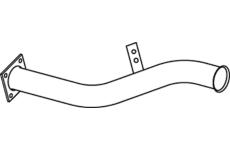 Výfukové potrubie DINEX 80224