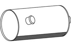 Střední-/zadní tlumič výfuku DINEX 80364
