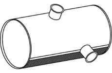 Střední-/zadní tlumič výfuku DINEX 80365