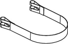 Pojistny krouzek, tlumic vyfuku DINEX 80803