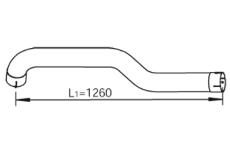 Výfuková trubka DINEX 81635
