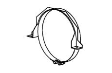 Drżiak výfukového systému DINEX 85876