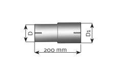 Spojka trubiek výfukového systému DINEX 93760