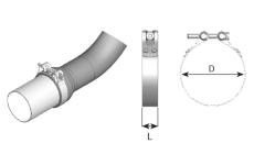 Svorka výfukového systému DINEX 99150