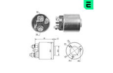 Elektromagnetický spínač, startér ERA 227056