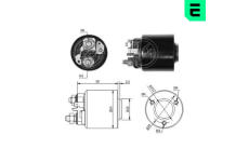 Elektromagnetický spínač, startér ERA 227383