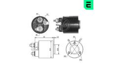 Elektromagnetický spínač, startér ERA 227384