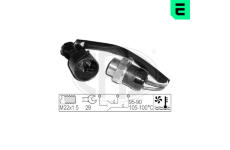 Teplotní spínač, větrák chladiče ERA 330306