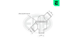 Termostat, chladivo ERA 350078