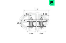 Termostat, chladivo ERA 350133