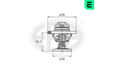Termostat, chladivo ERA 350138