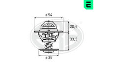 Termostat, chladivo ERA 350153