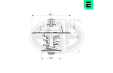 Termostat, chladivo ERA 350159