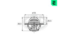 Termostat, chladivo ERA 350170