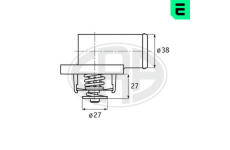 Termostat, chladivo ERA 350179