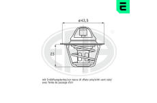 Termostat, chladivo ERA 350199