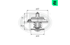 Termostat, chladivo ERA 350204