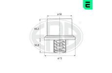 Termostat, chladivo ERA 350206