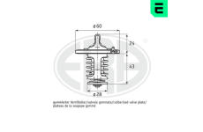 Termostat, chladivo ERA 350220