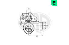 Termostat, chladivo ERA 350236