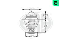 Termostat, chladivo ERA 350241