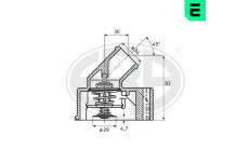 Termostat, chladivo ERA 350249