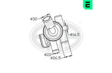 Termostat, chladivo ERA 350265