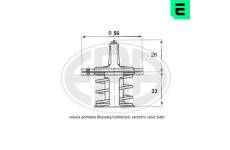 Termostat, chladivo ERA 350280