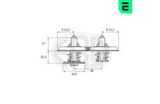 Termostat, chladivo ERA 350296