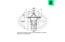 Termostat, chladivo ERA 350308