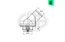 Termostat, chladivo ERA 350354