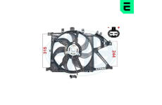 Větrák, chlazení motoru ERA 352128