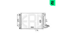 Kondenzátor, klimatizace ERA 667003