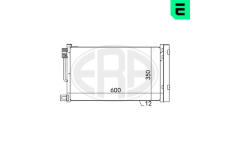 Kondenzátor, klimatizace ERA 667010