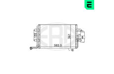 Kondenzátor, klimatizace ERA 667062