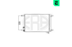 Kondenzátor, klimatizace ERA 667094