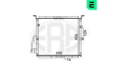 Kondenzátor, klimatizace ERA 667125