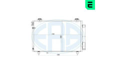 Kondenzátor, klimatizace ERA 667179