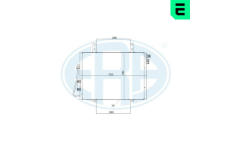 Kondenzátor, klimatizace ERA 667211