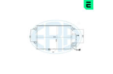 Kondenzátor, klimatizace ERA 667217