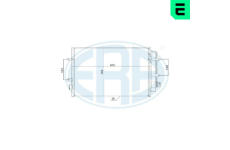 Kondenzátor, klimatizace ERA 667245