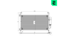 Kondenzátor, klimatizace ERA 667295