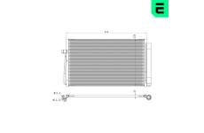 Kondenzátor, klimatizace ERA 667368