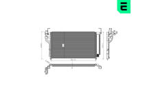 Kondenzátor, klimatizace ERA 667419