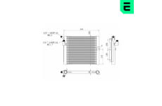 Kondenzátor, klimatizace ERA 667430